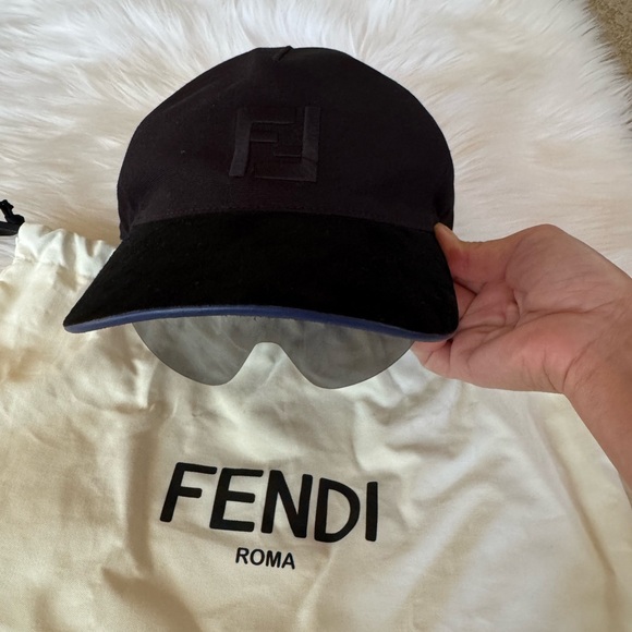 FENDI Baseball Cap Visor Sunglasses - Picture 3 of 8